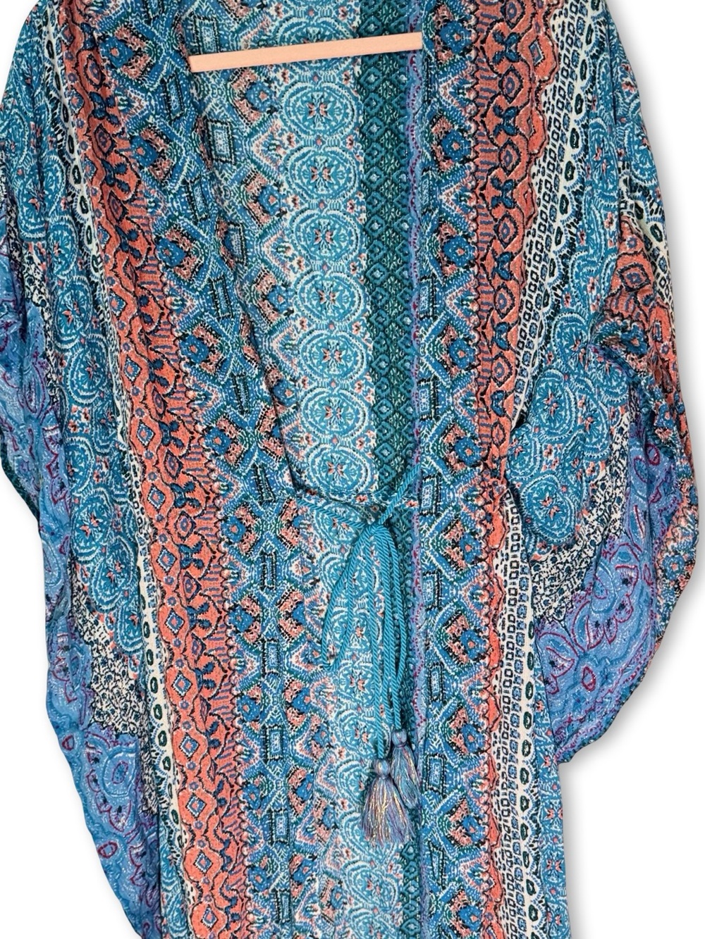 lovestitch floor length caftan Resortwear swimsuit beach pool cover up - Picture 8 of 12